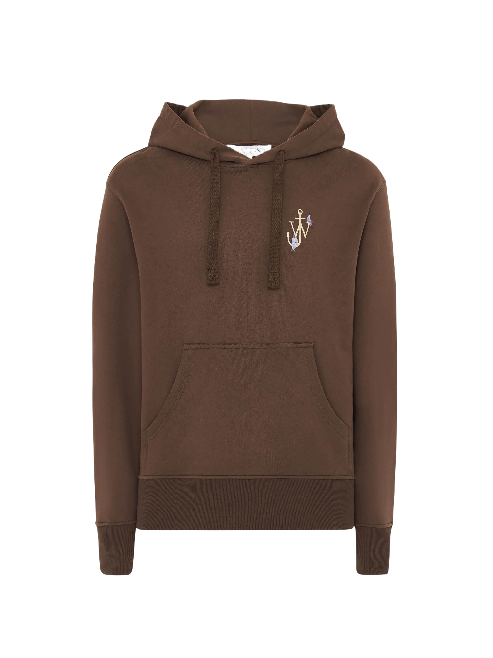 Sweatshirt with anchor embroidery - Brown