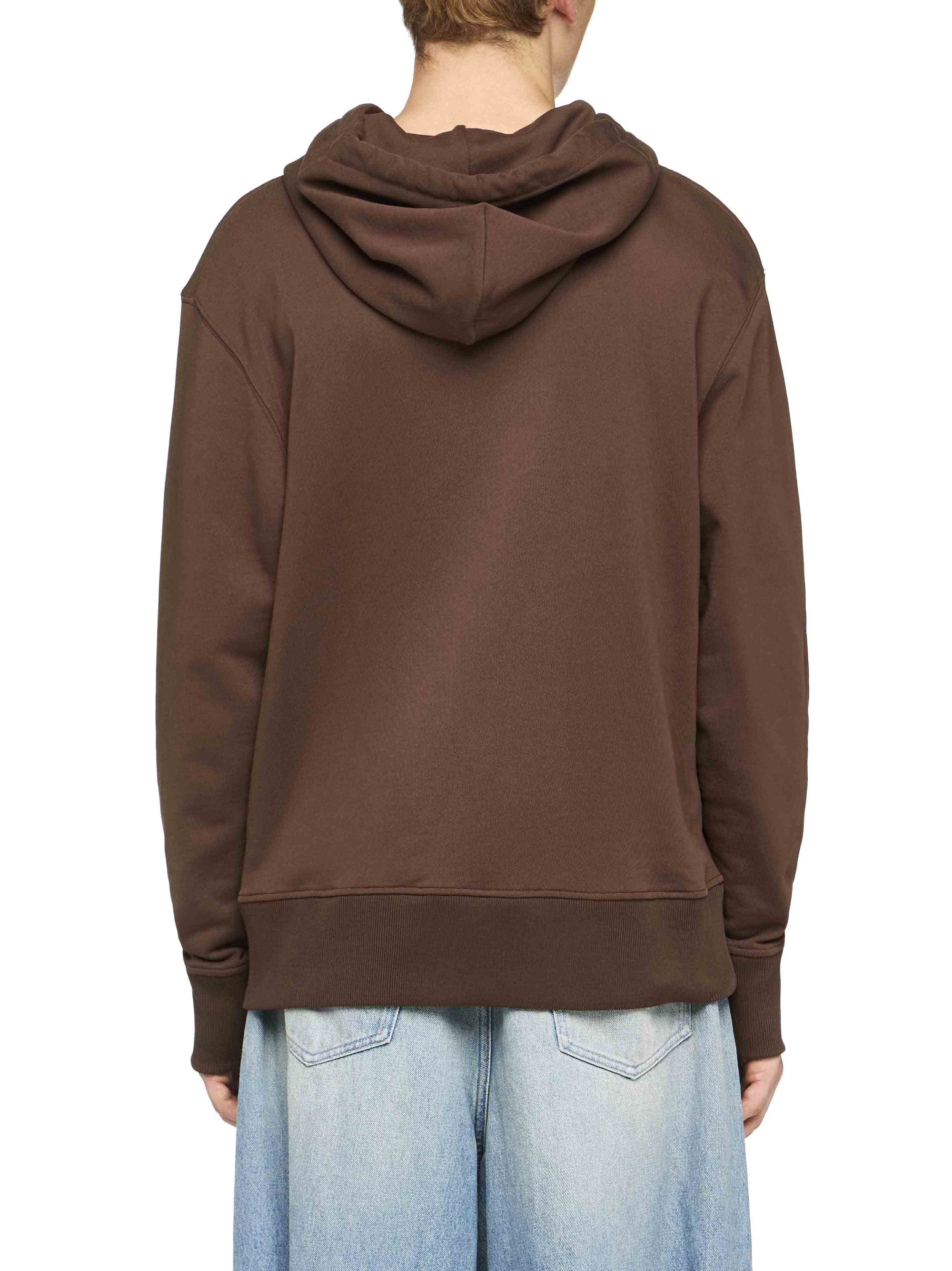 Sweat À Capuche Avec Broderie Ancres - Brown