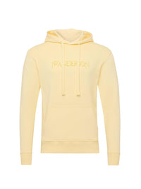 Sweat À Capuche Avec Logo Brodé - Buttermilk