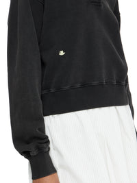 Sweat-Shirt Polo - Washed Black