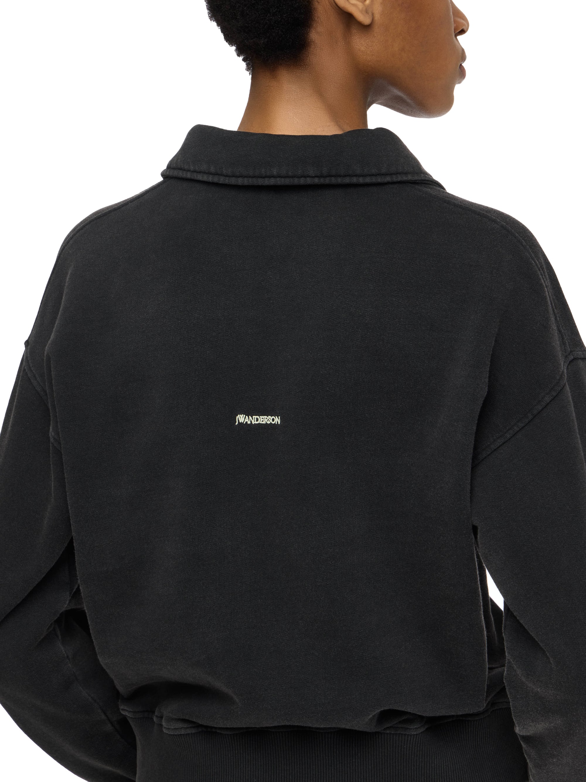 Sweat-Shirt Polo - Washed Black
