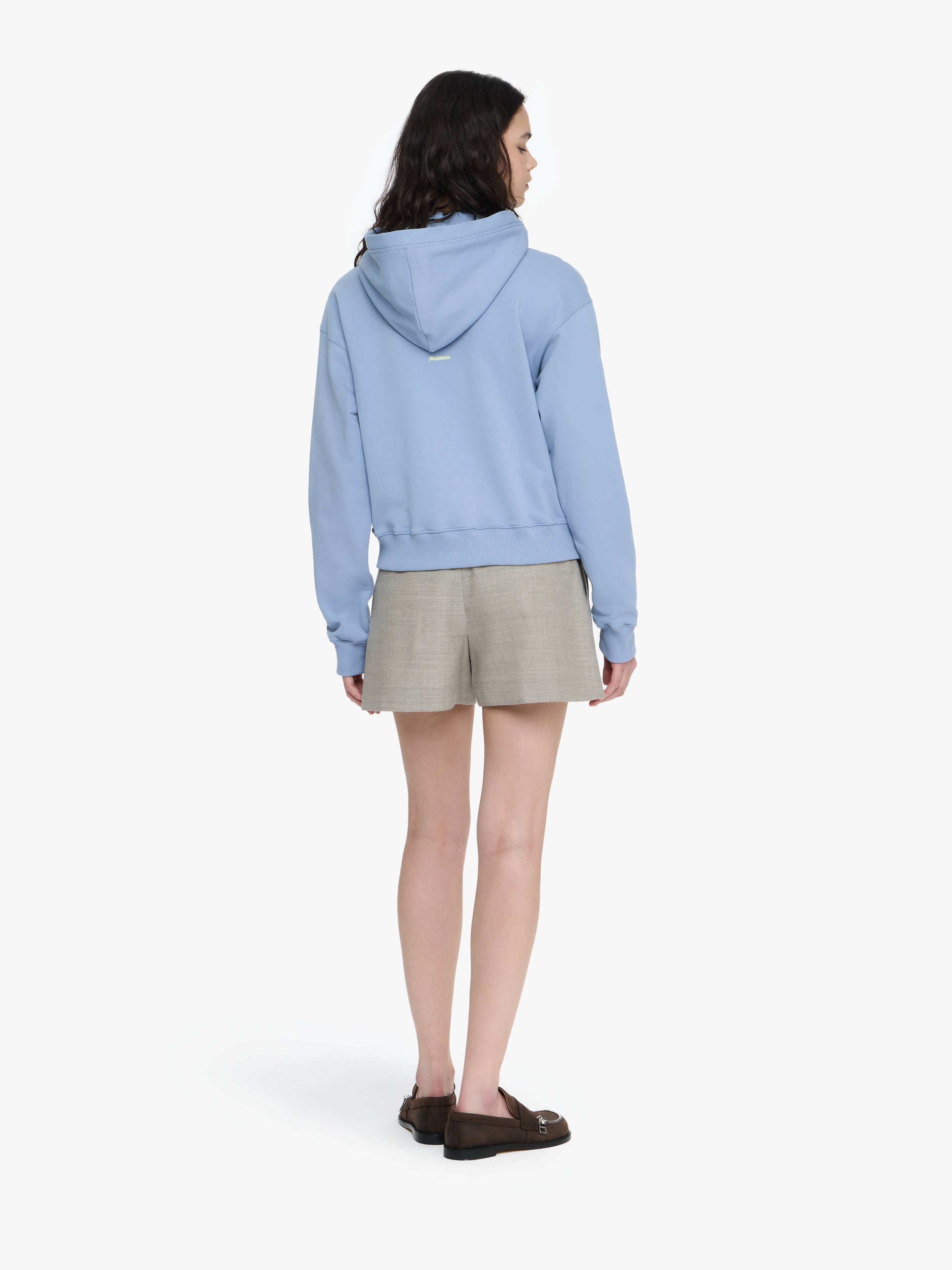 Sweat À Capuche Avec Noeud - Steel Blue