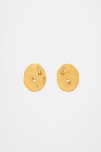 Boucles d’oreilles visage en laiton