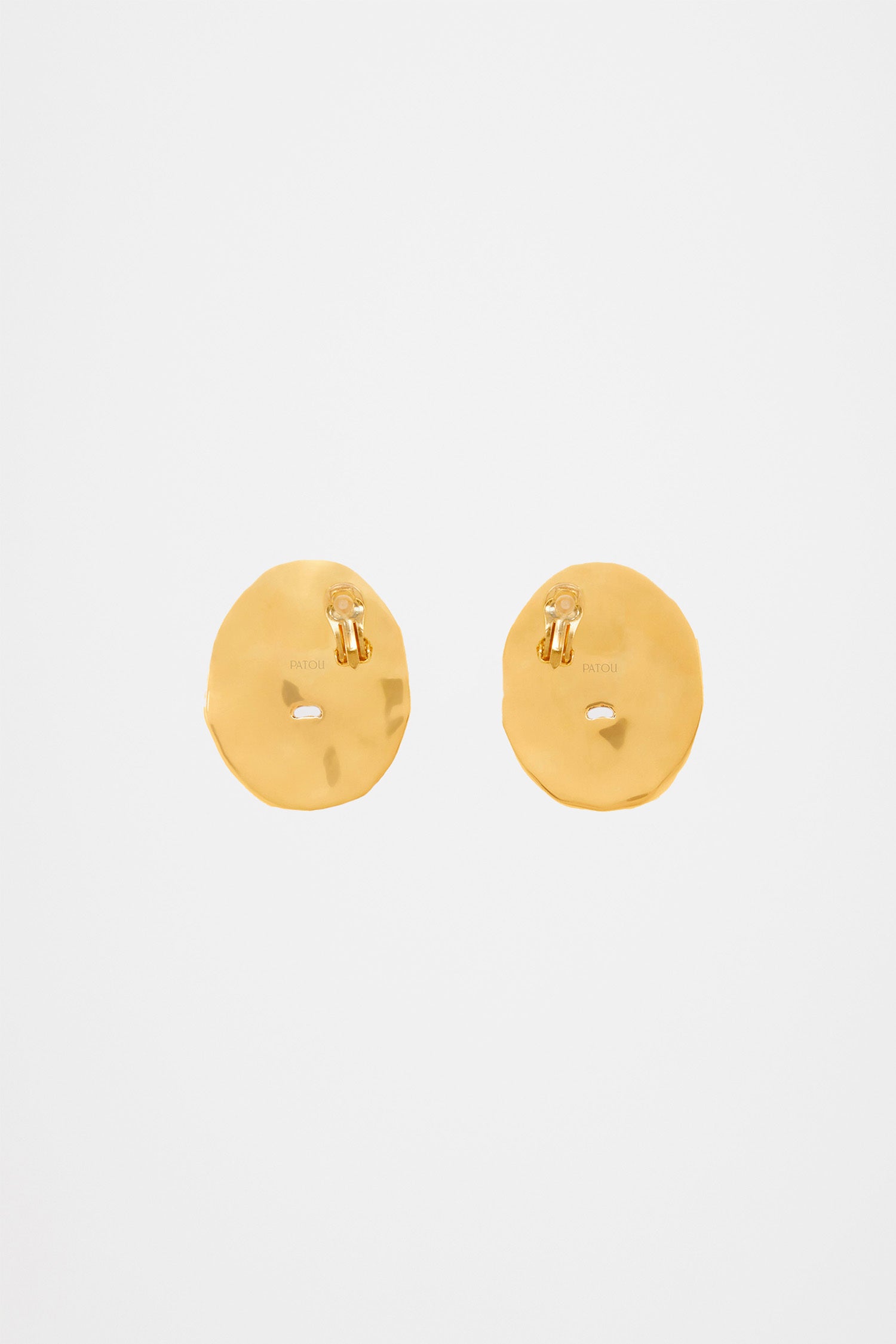 Boucles d’oreilles visage en laiton