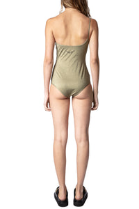 Maillot de bain une pièce Lumiere One - Kaki