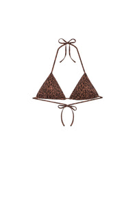 Haut de maillot de bain Léopard - Gold