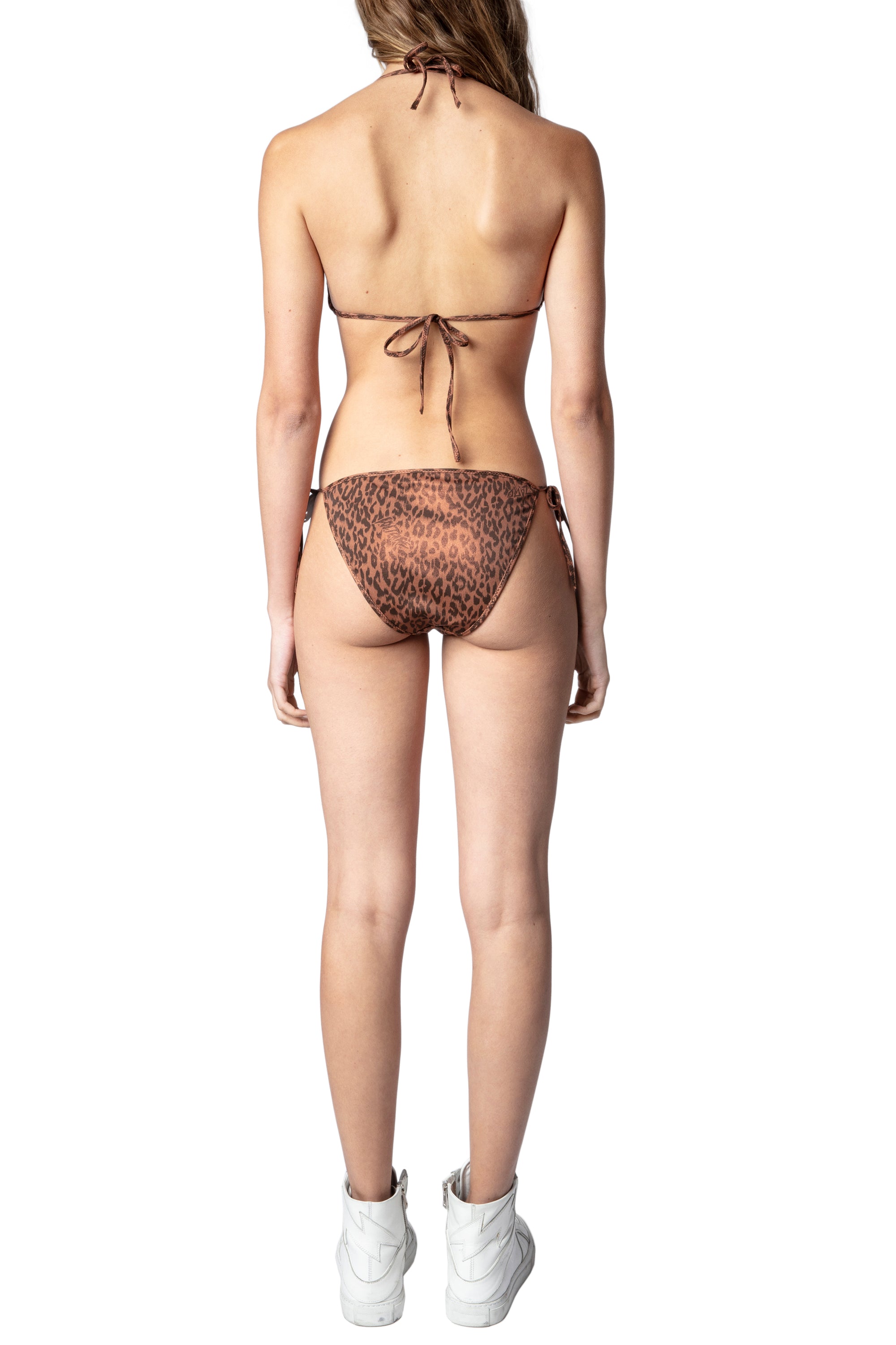 Bas de maillot de bain Léopard - Gold