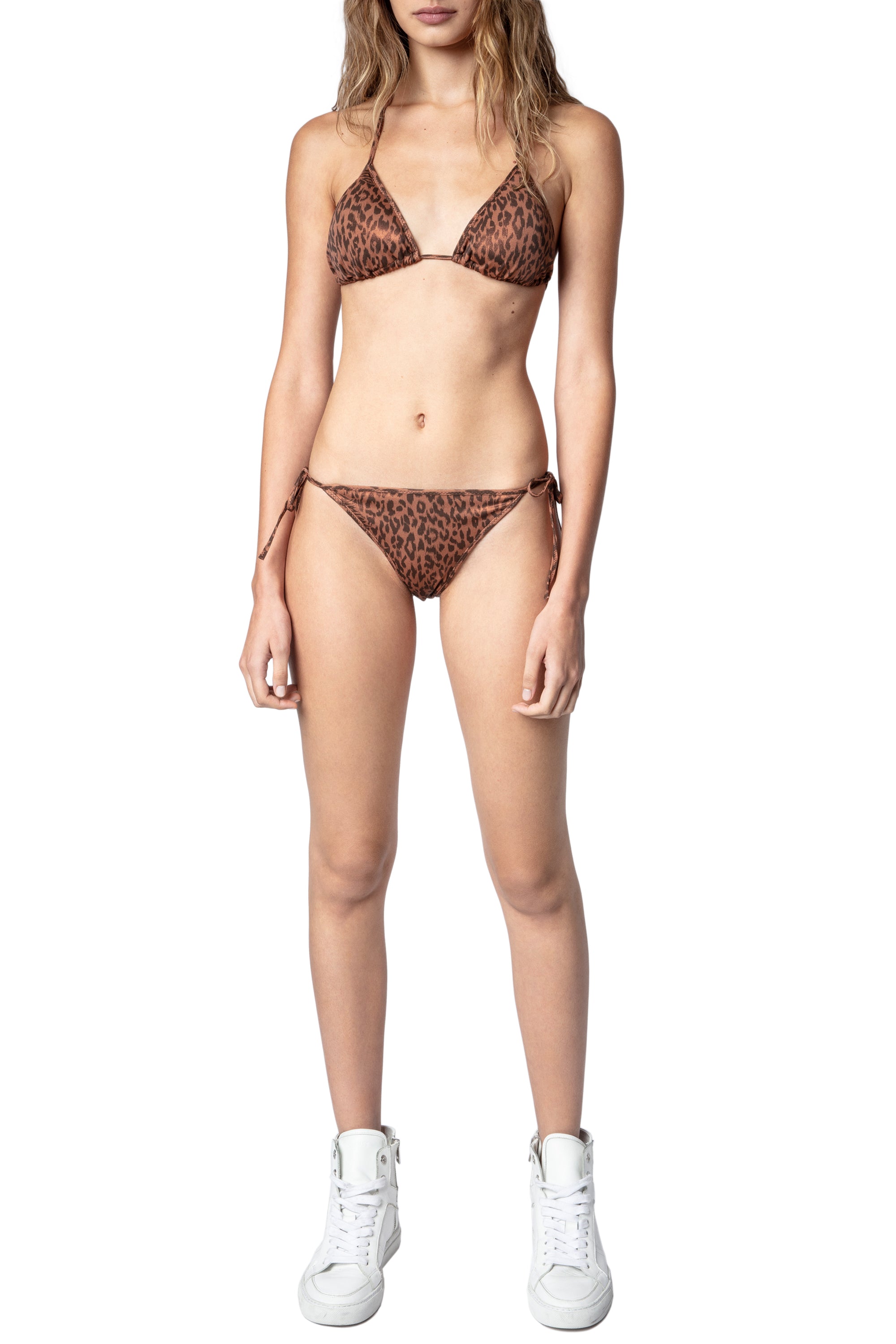 Bas de maillot de bain Léopard - Gold