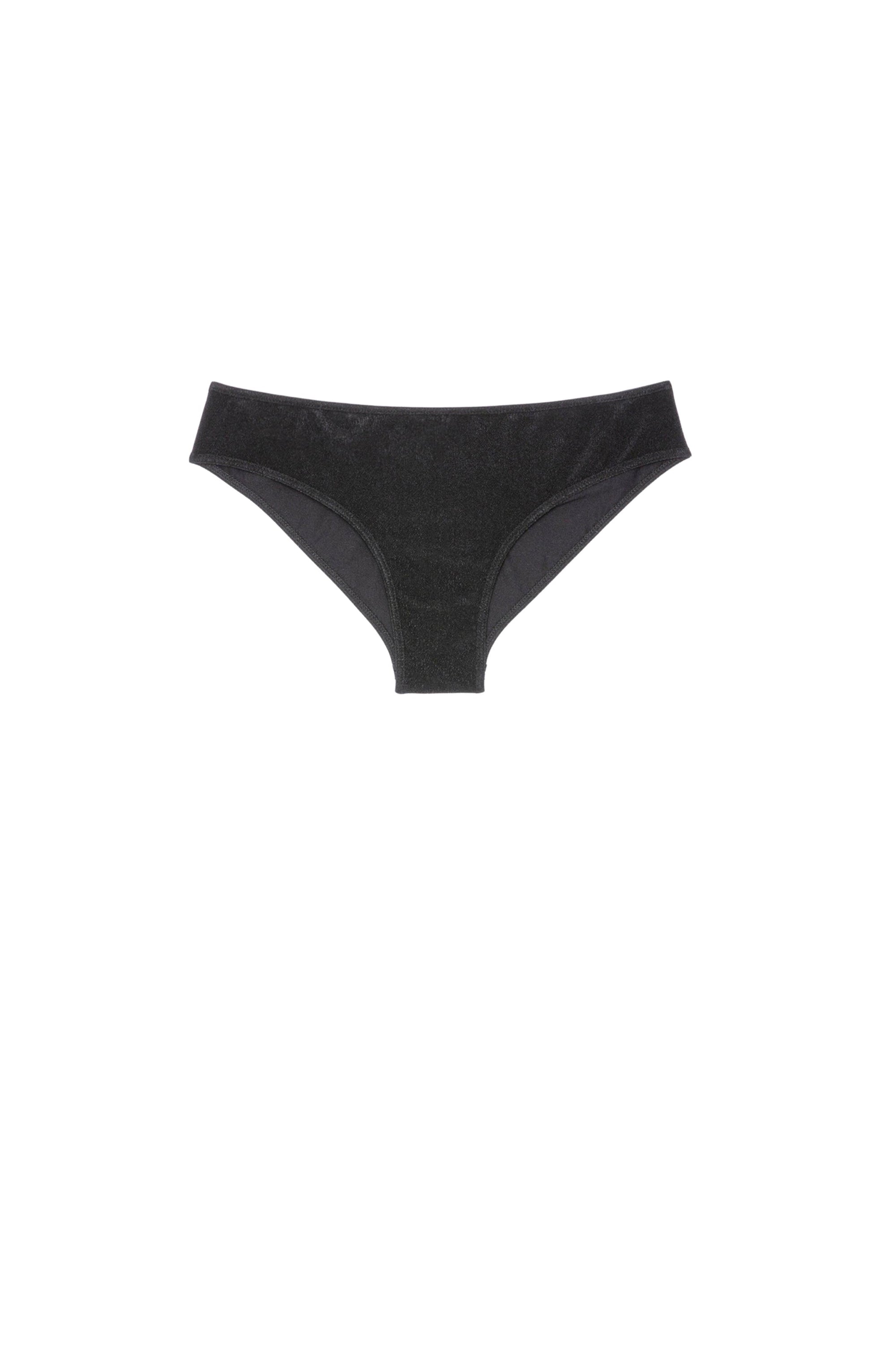 Bas de maillot de bain Crinckle - Noir