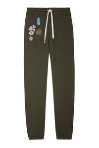 Sofia Holly printed trousers - Khaki