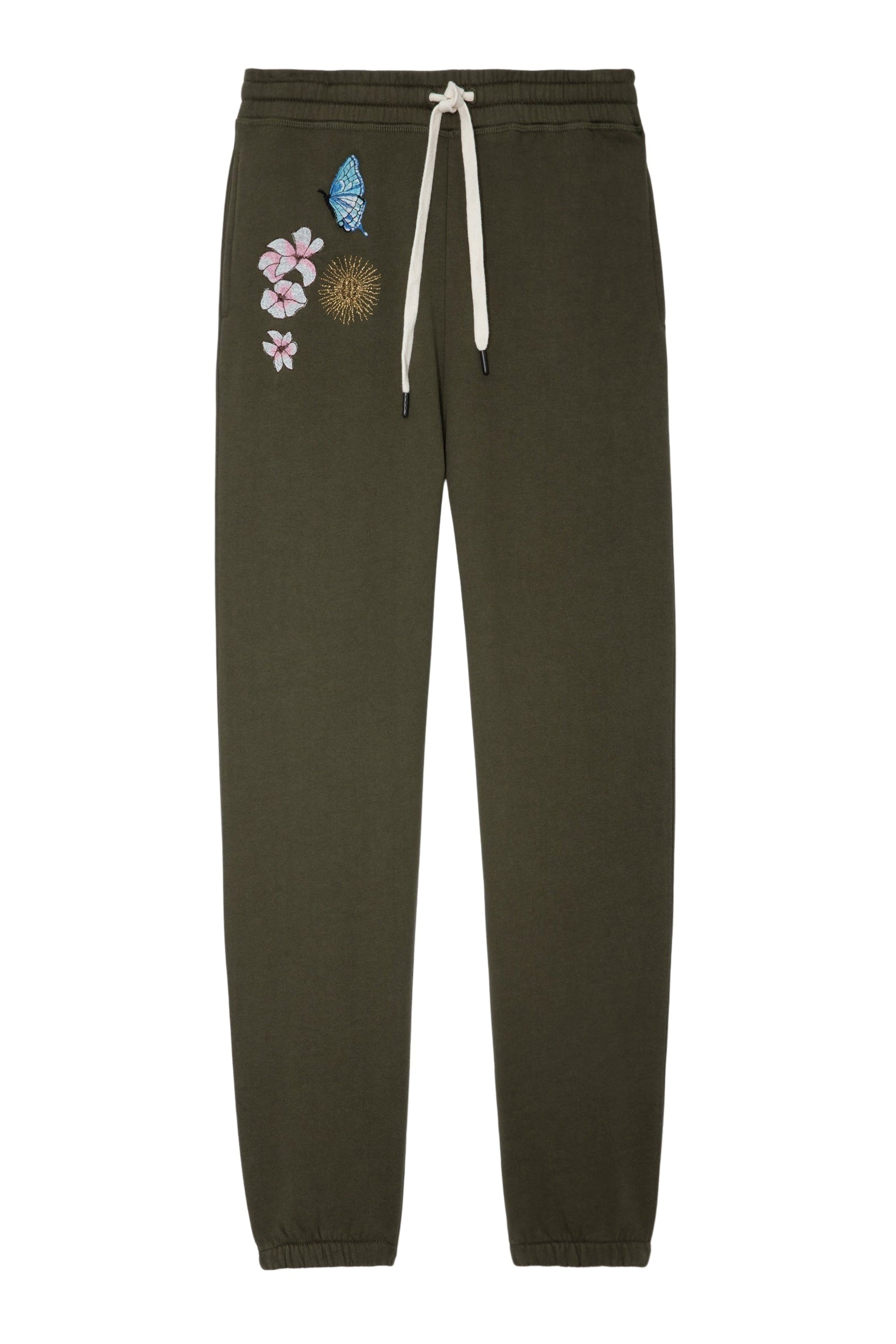 Sofia Holly printed trousers - Khaki