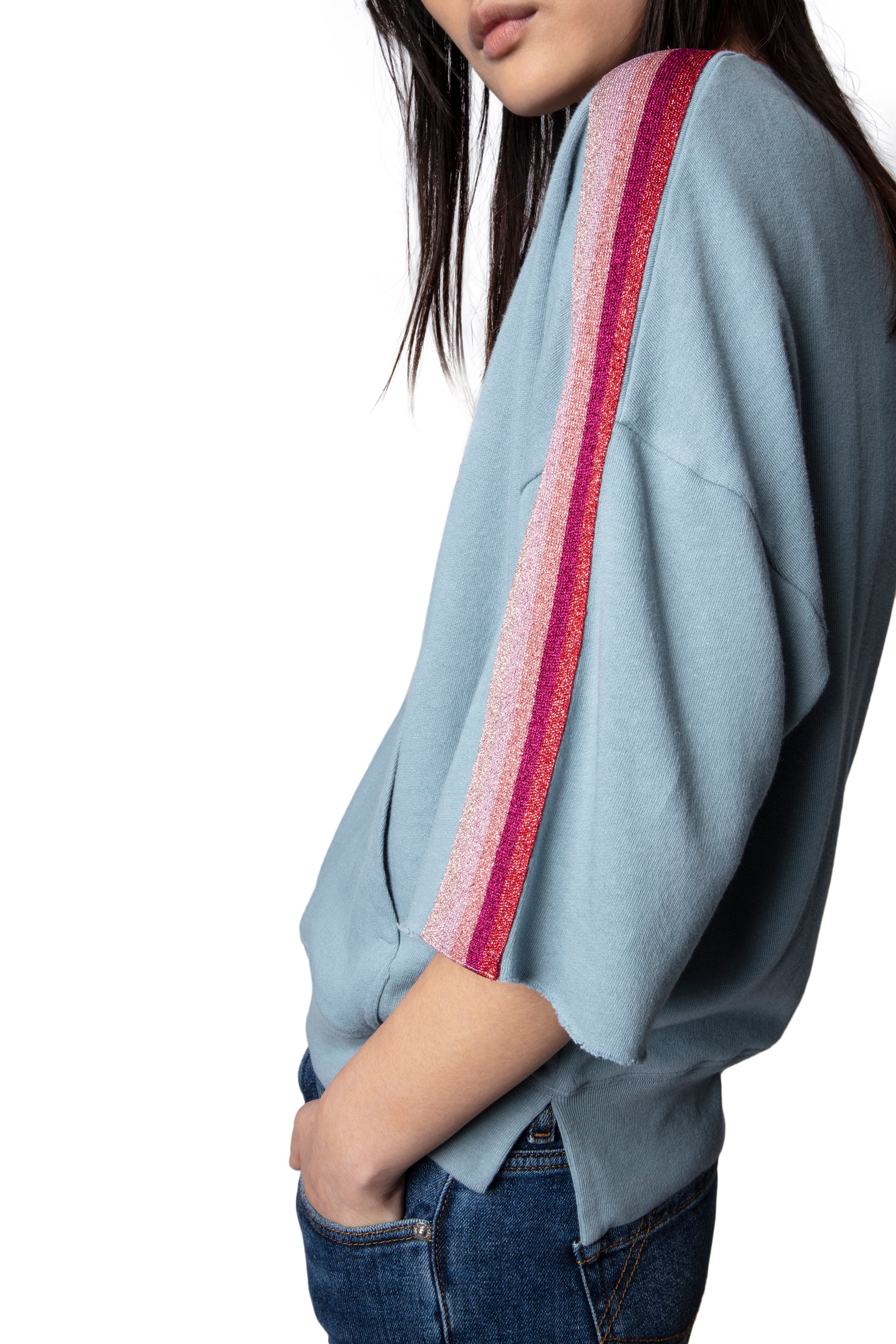 Sweat-shirt Kaly Bands - Nuage