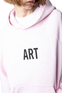 Sweat-shirt Georgy Photoprint - Rose Chine