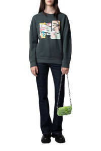 Sweat-shirt Judy Zadig Dream - Ardoise
