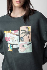 Sweat-shirt Judy Zadig Dream - Ardoise