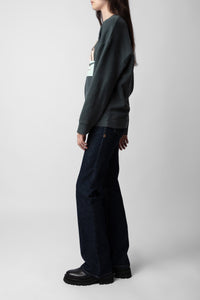 Sweat-shirt Judy Zadig Dream - Ardoise