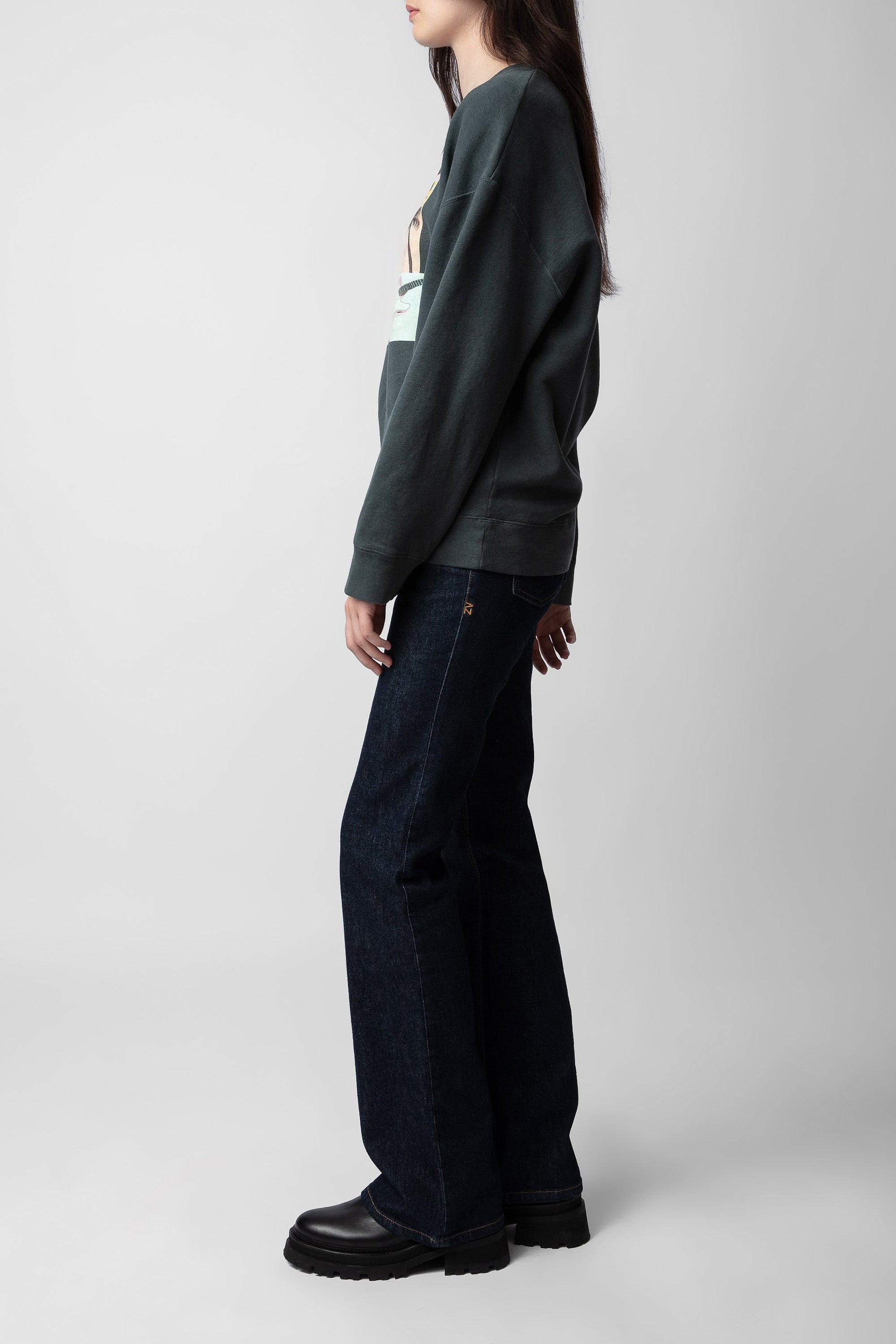 Sweat-shirt Judy Zadig Dream - Ardoise