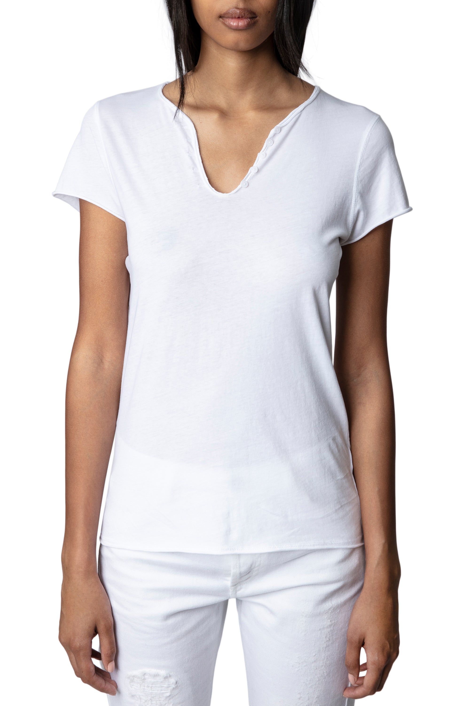 ZHORS LIGNE BLANC TUNISIEN MC BLASON STRASS