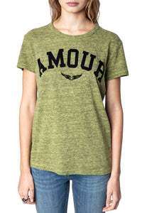 Walk Amour T-shirt - Neon