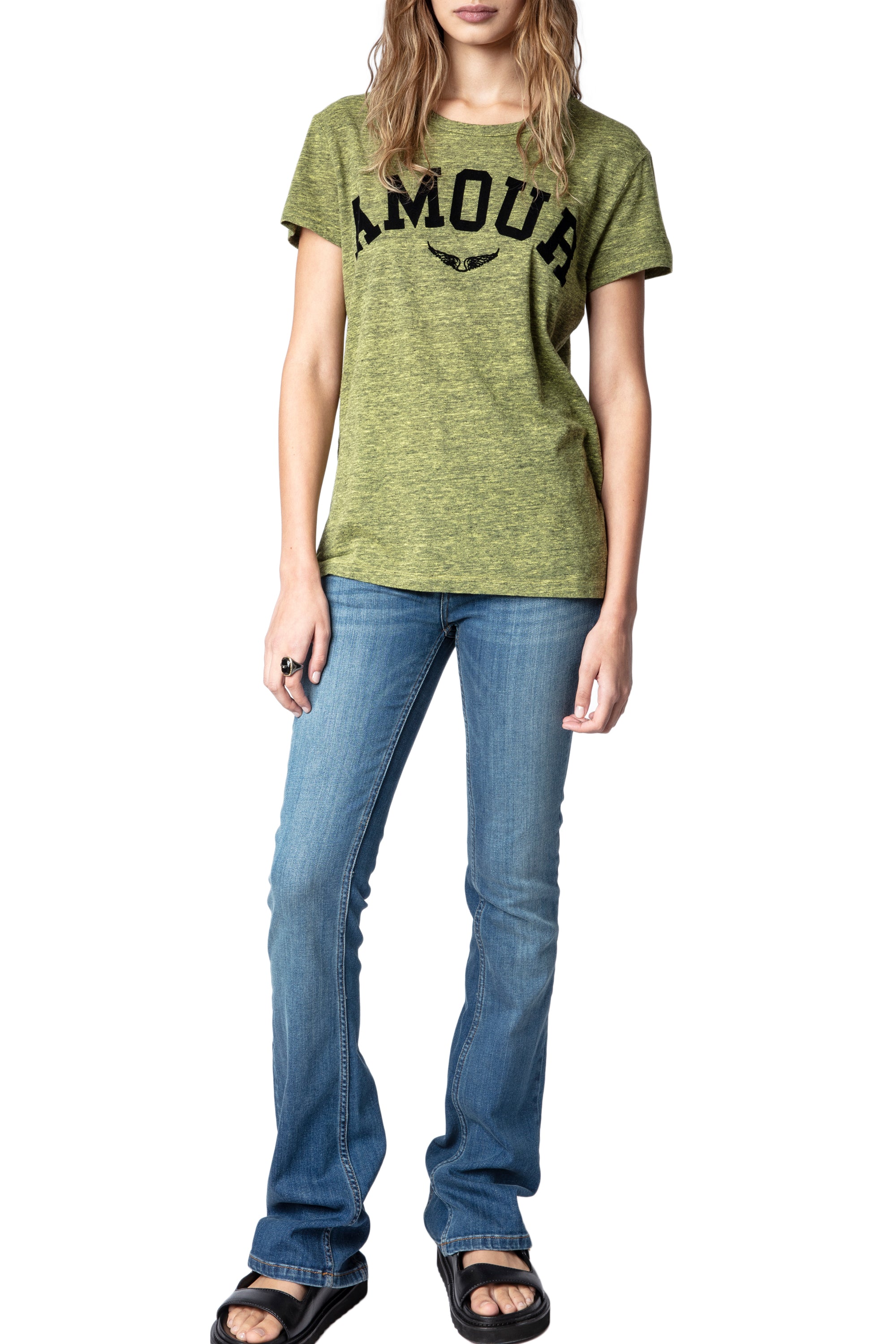 Walk Amour T-shirt - Neon