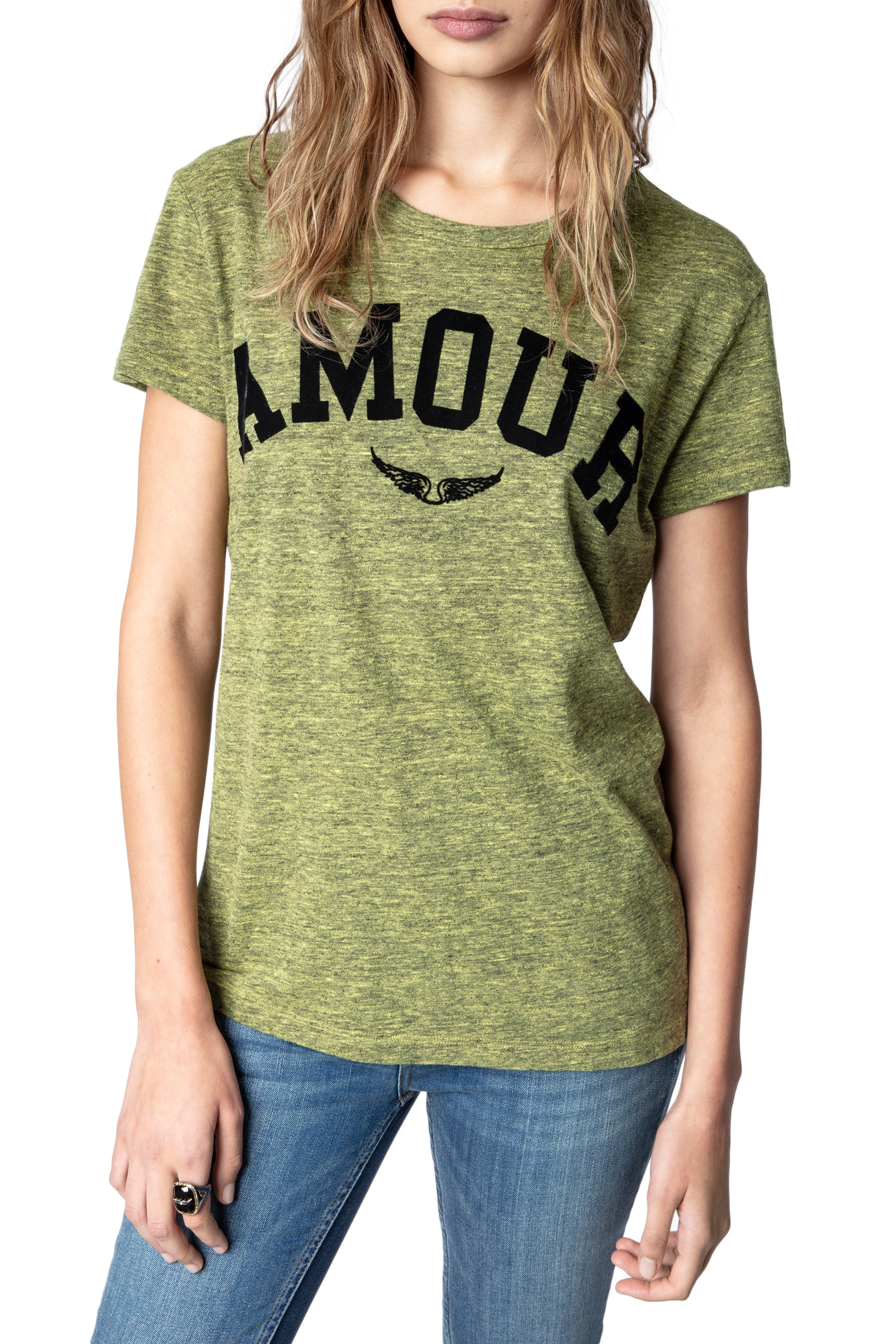 Walk Amour T-shirt - Neon