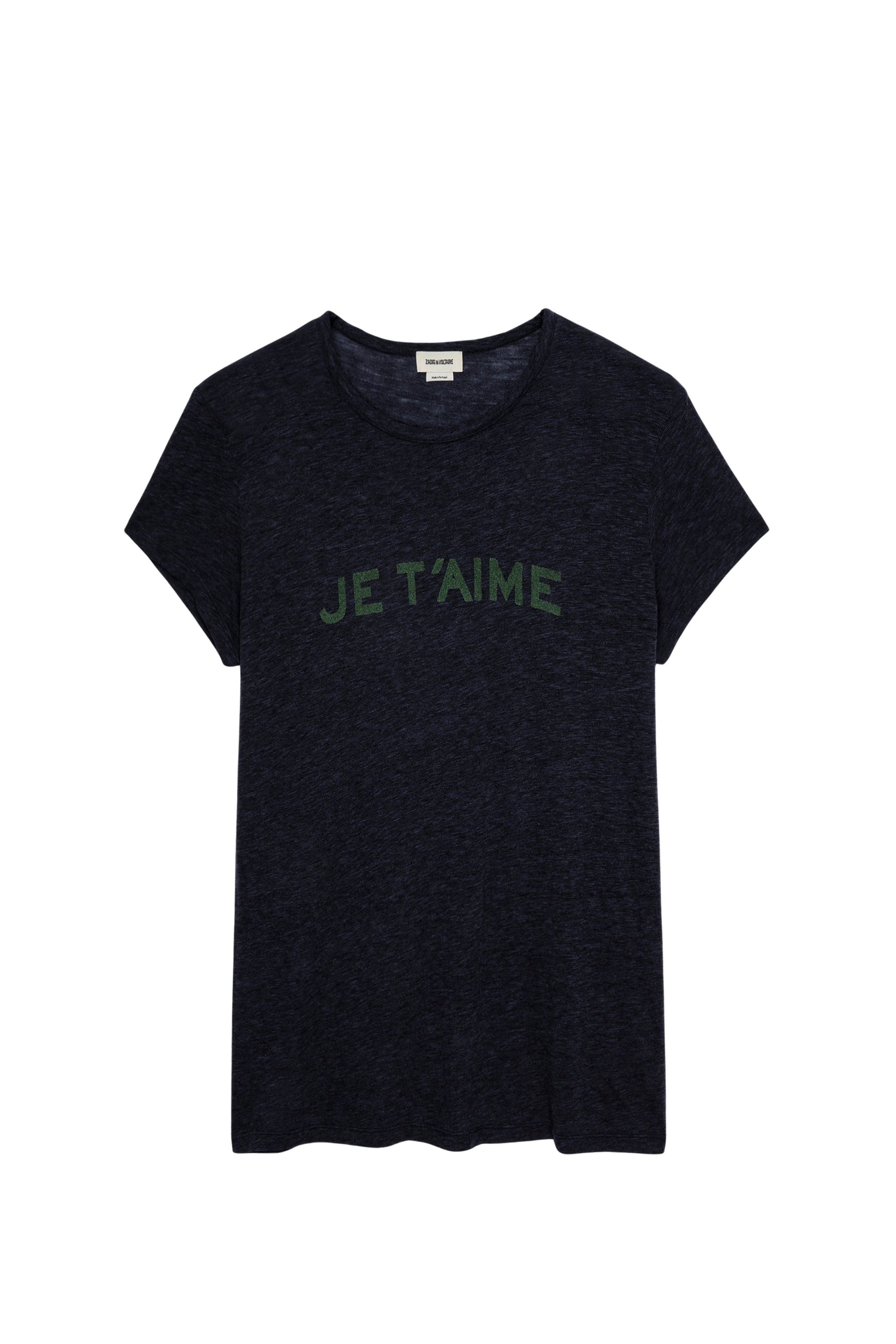 T-shirt Walk floqué "JTM" - Navy