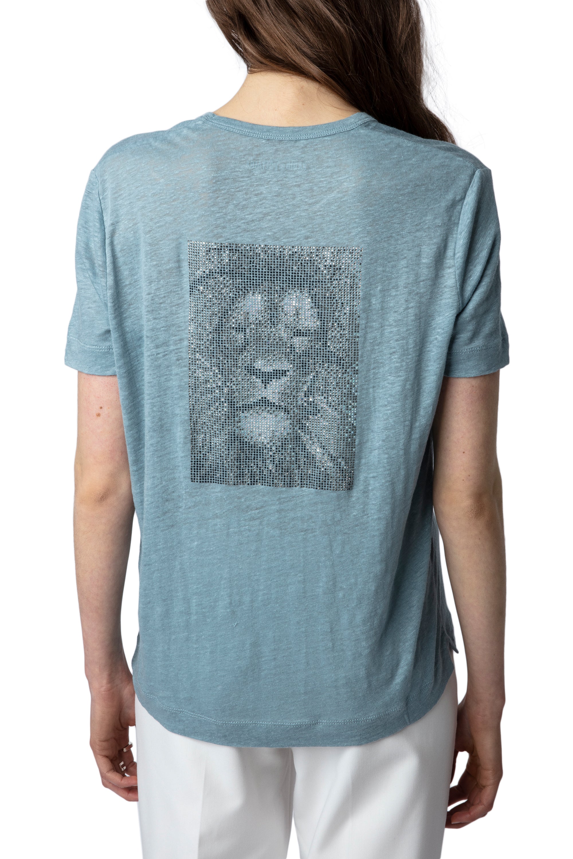 T-shirt Wassa en lin - Nuage