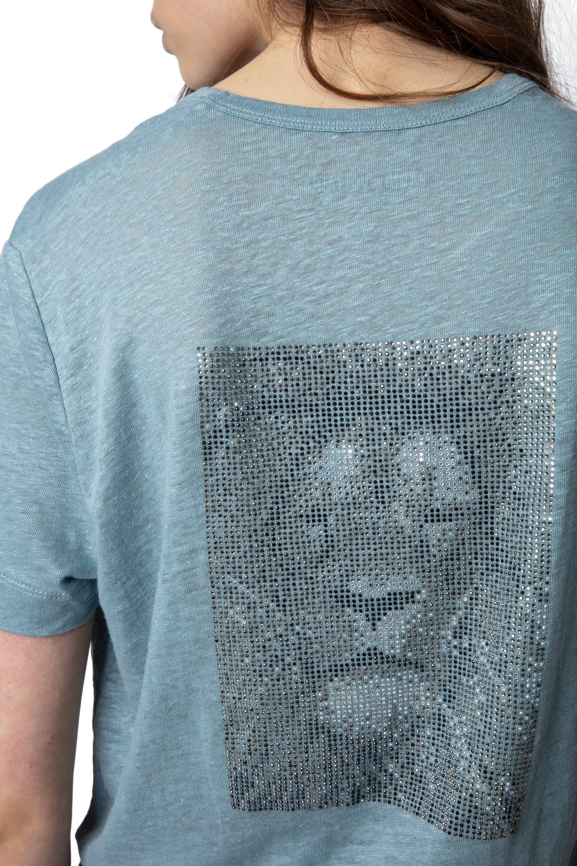 T-shirt Wassa en lin - Nuage
