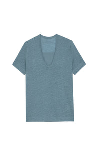 T-shirt Wassa en lin - Nuage