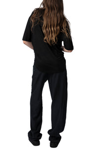 T-shirt Suzy en lin - Noir