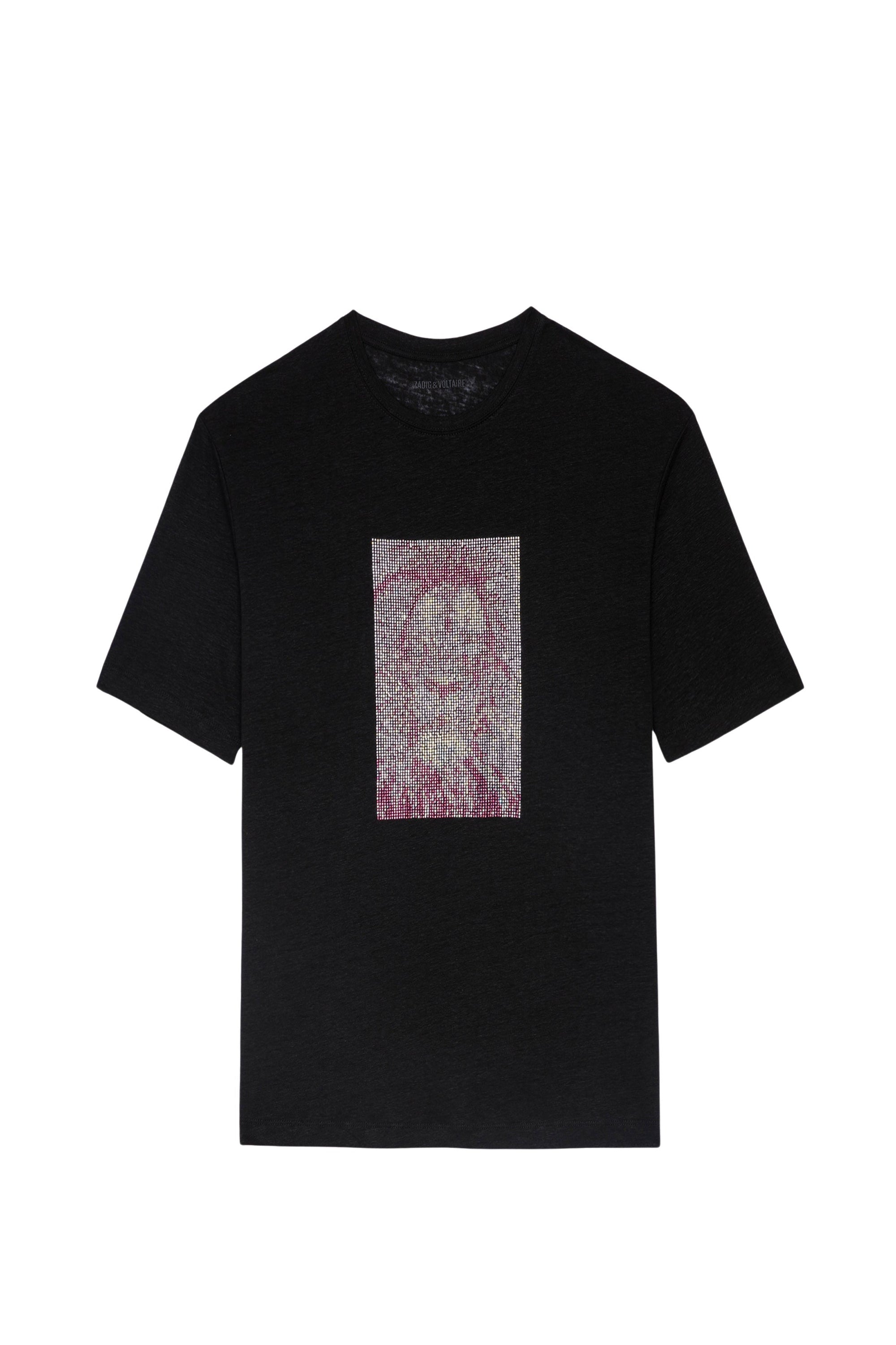 T-shirt Suzy en lin - Noir