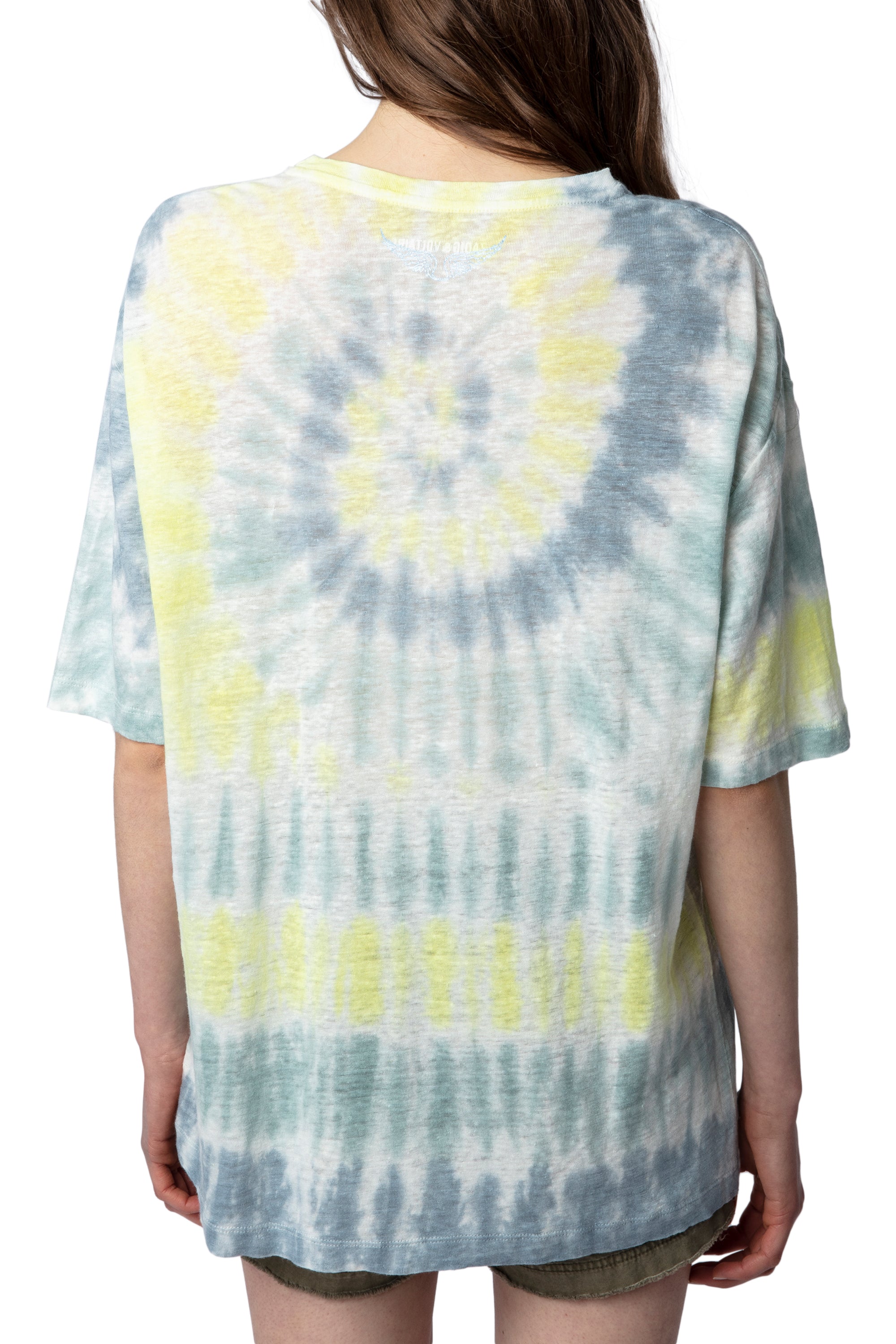 Suzy linen T-shirt - Celadon