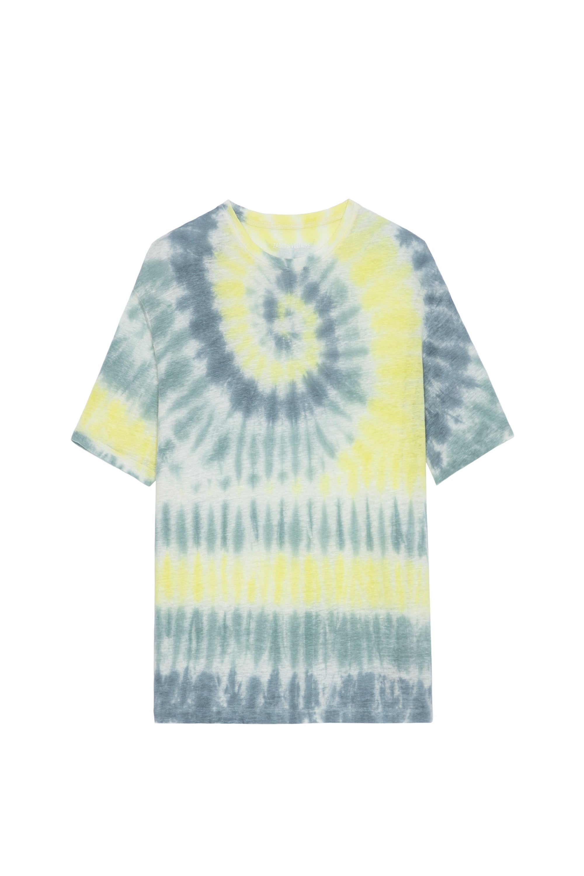 Suzy linen T-shirt - Celadon