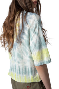 Suzy linen T-shirt - Celadon