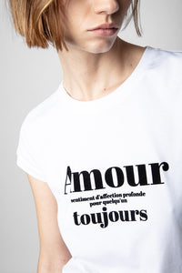 ZHORS LIGNE BLANC SKINNY AMOUR TOUJOURS