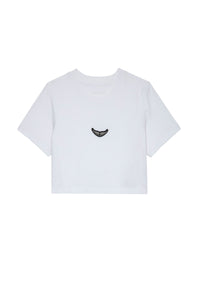 Carly crop T-shirt - White