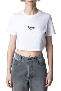 Carly crop T-shirt - White