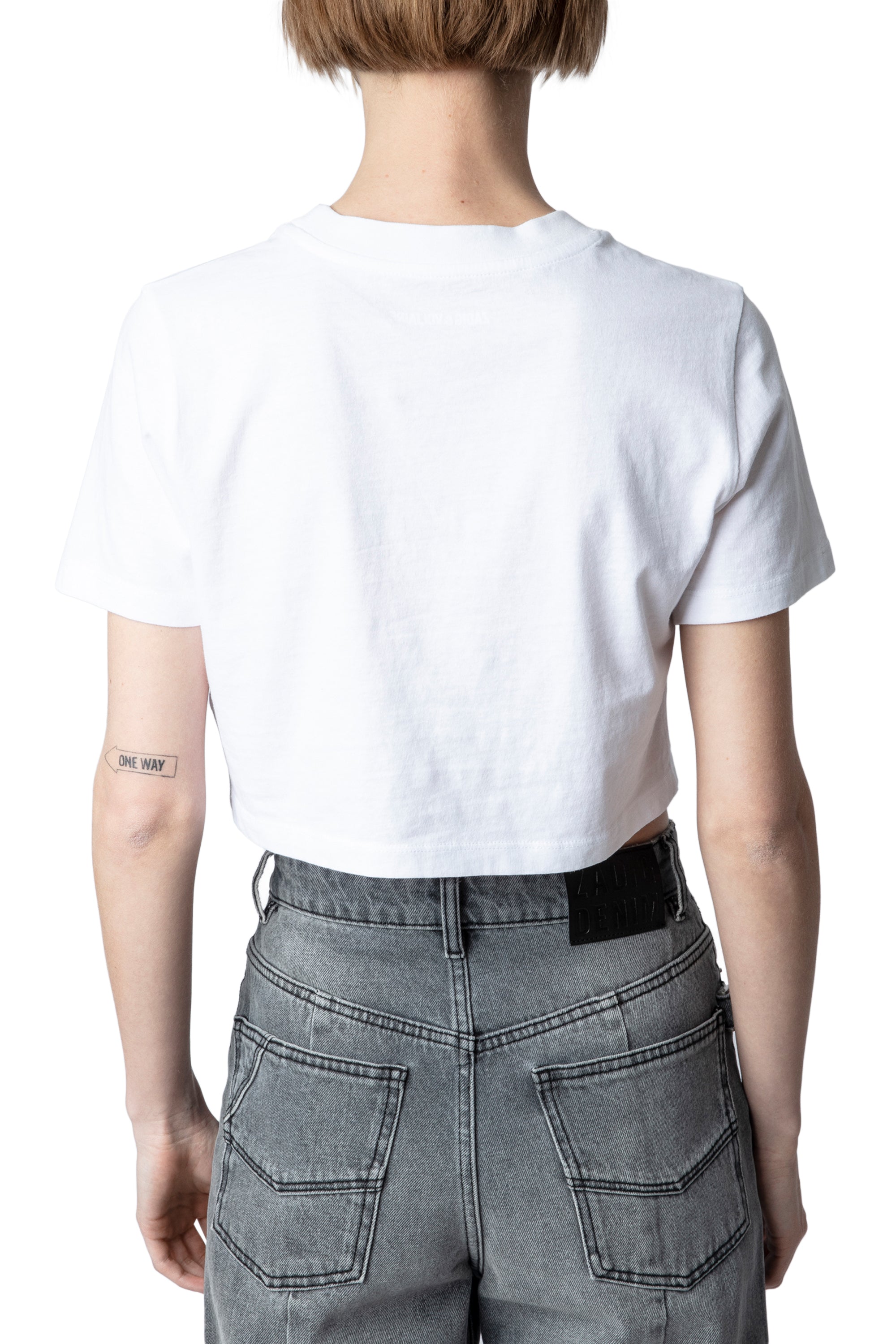 Carly crop T-shirt - White
