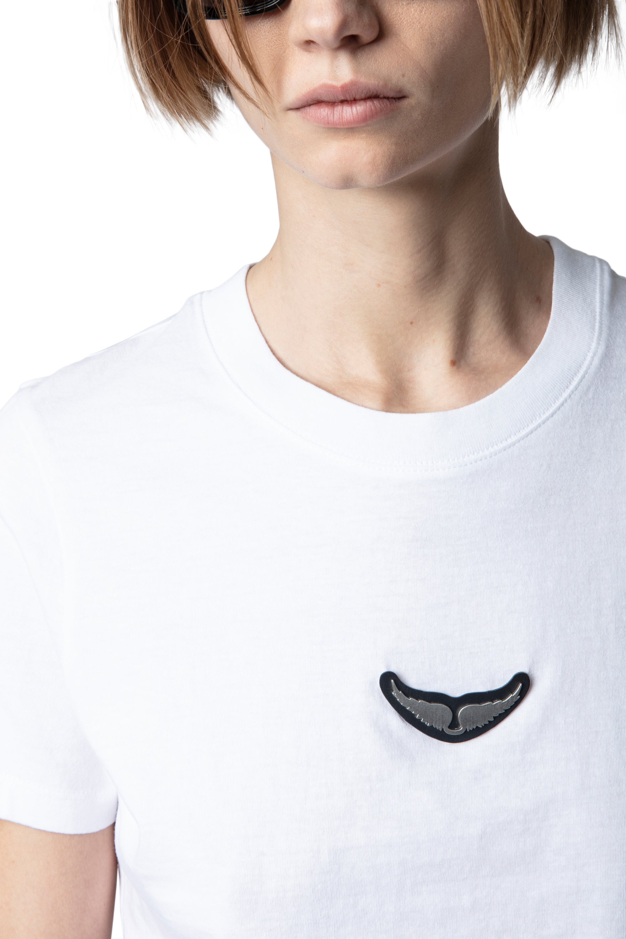 Carly crop T-shirt - White