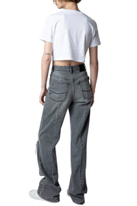 Carly crop T-shirt - White