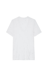 Wassa linen T-shirt - White