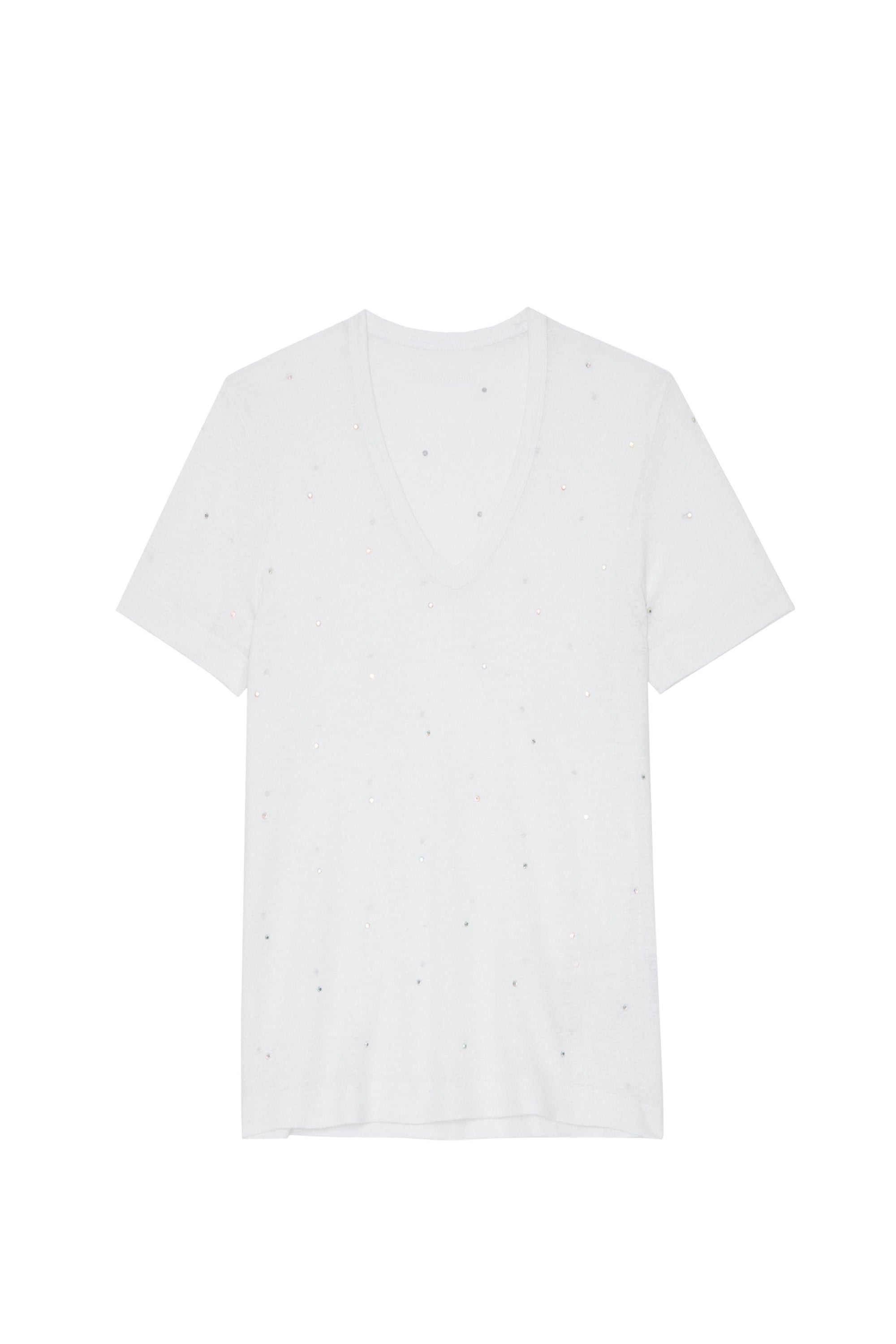 Wassa linen T-shirt - White
