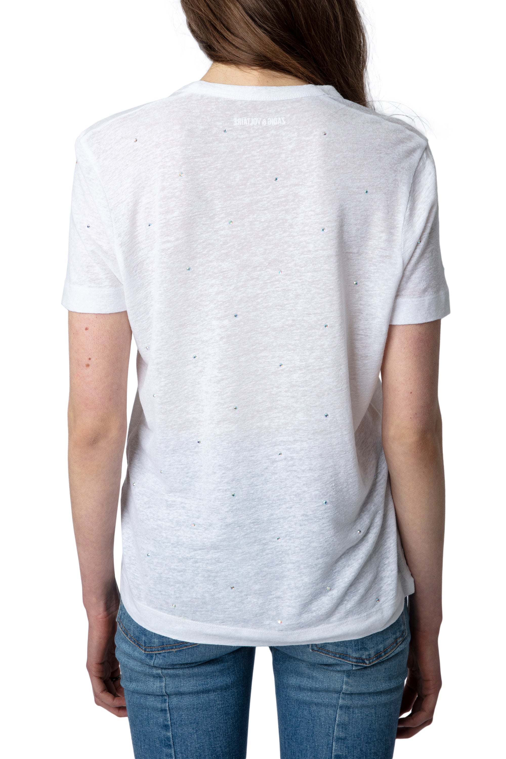 Wassa linen T-shirt - White