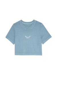 Carly crop T-shirt - Nuage