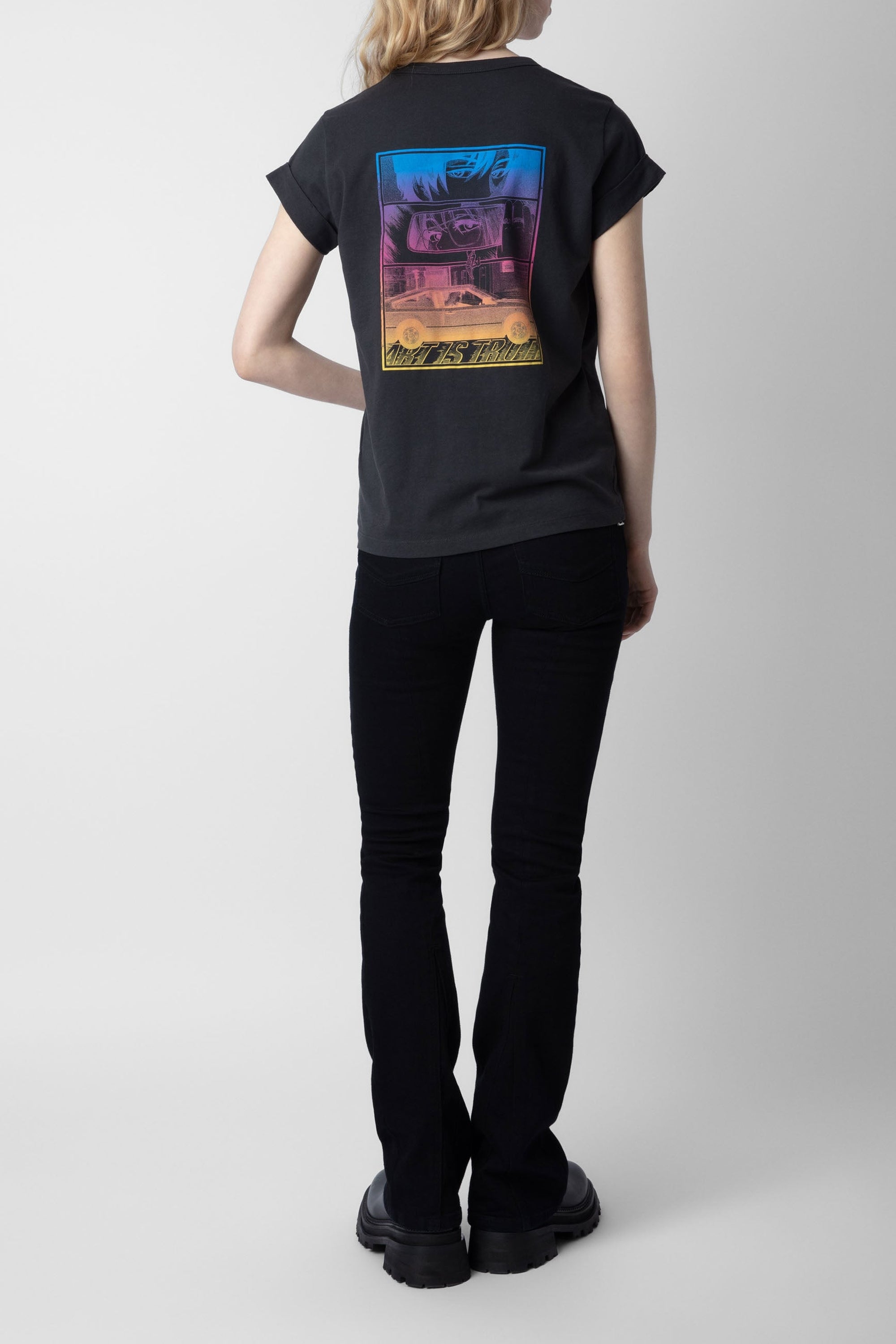 Anya Moon T-shirt - Carbon