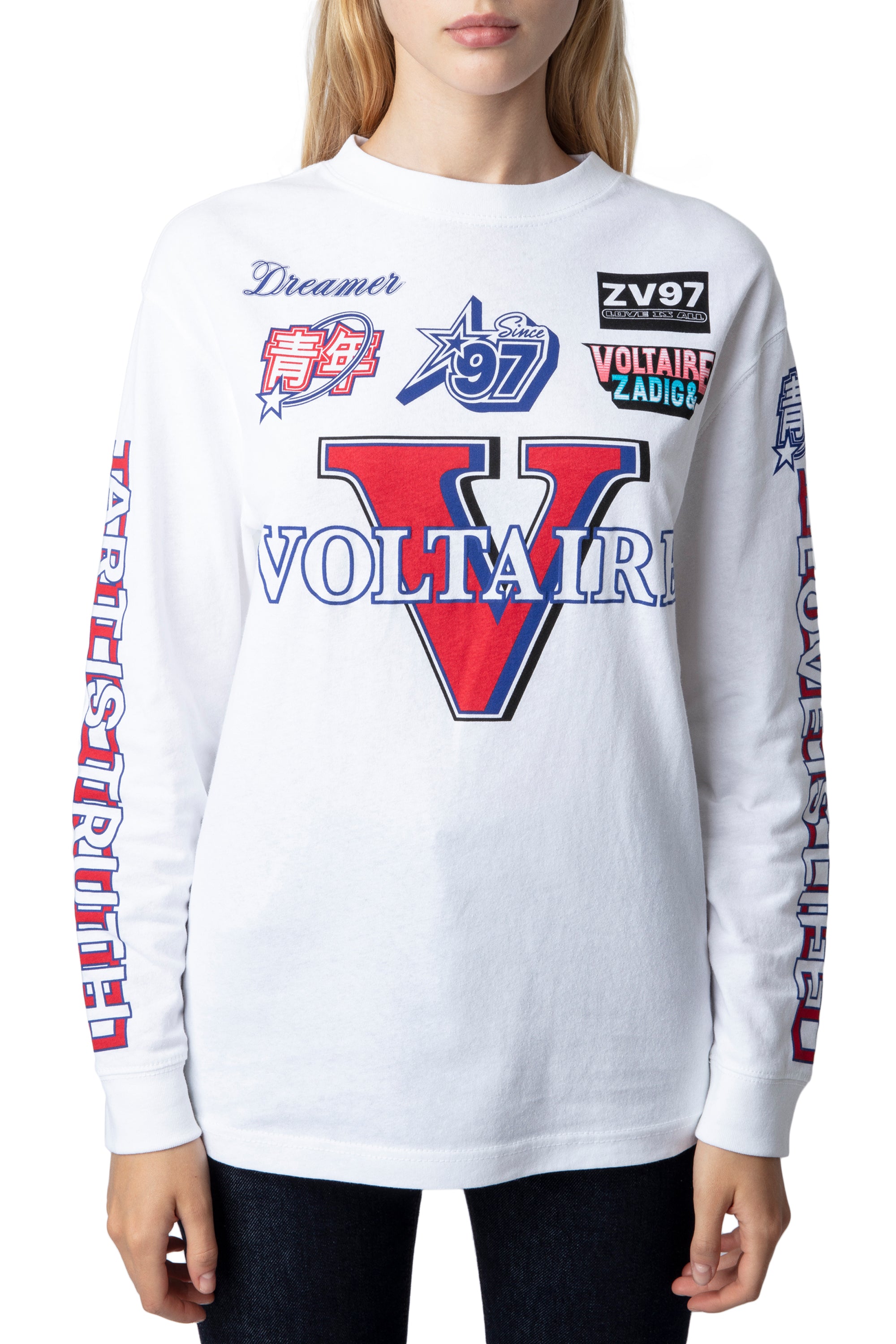 T-shirt Noane Voltaire - Blanc
