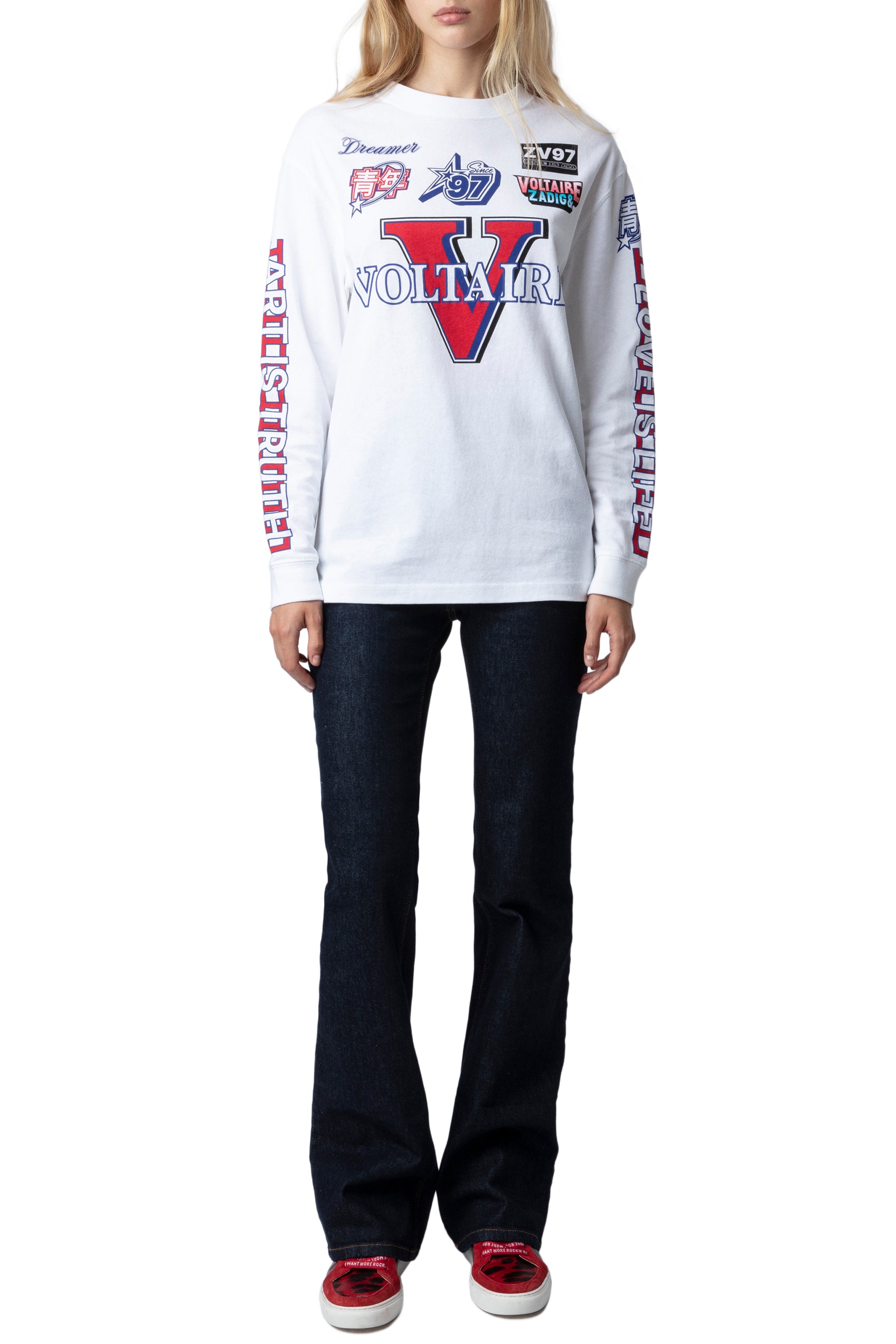T-shirt Noane Voltaire - Blanc