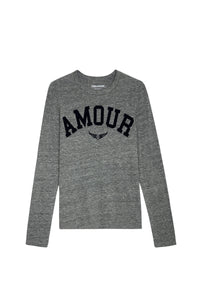 T-shirt Willy à imprimé "Amour" - Gomme