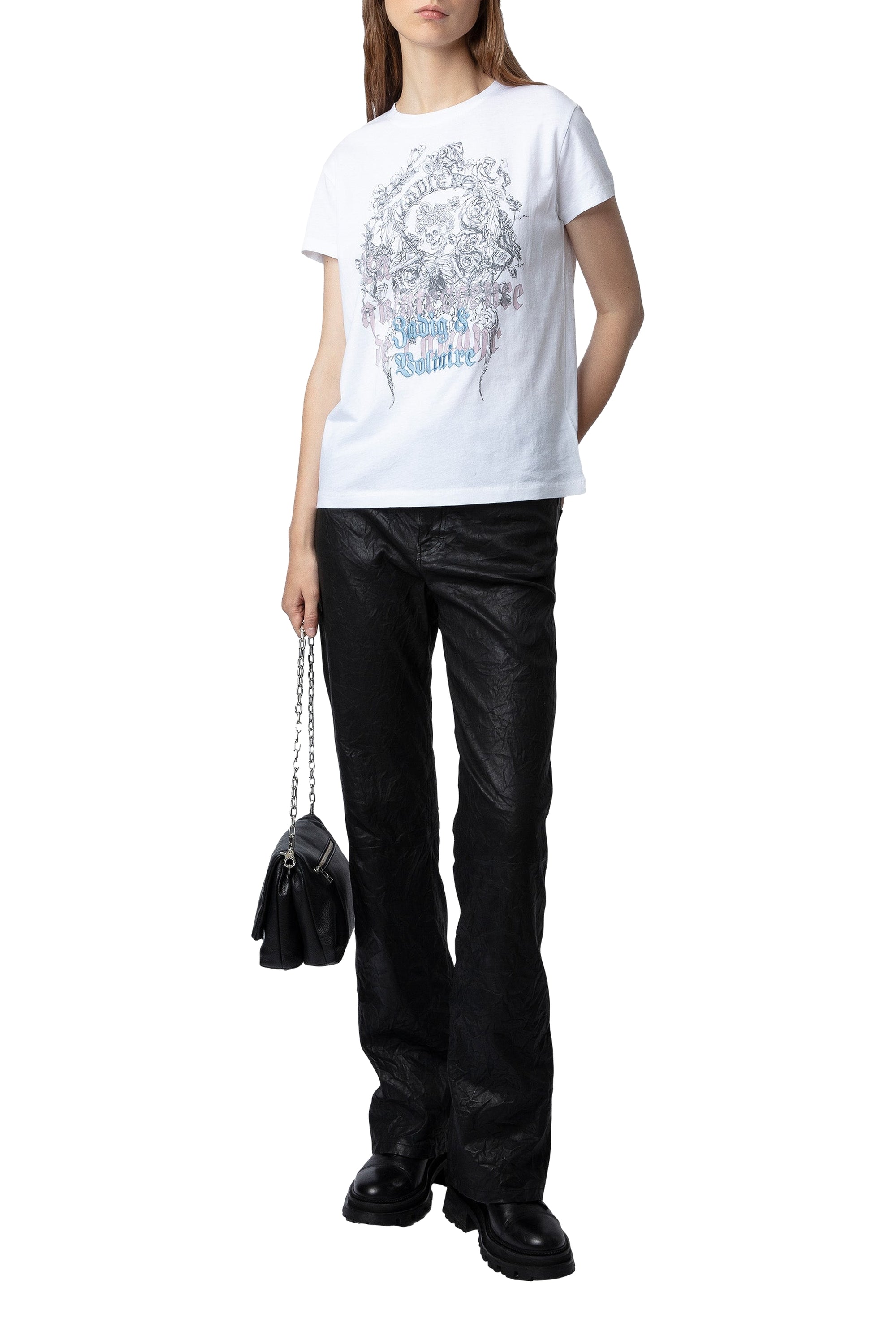 Walk Skull Reaper T-shirt - White