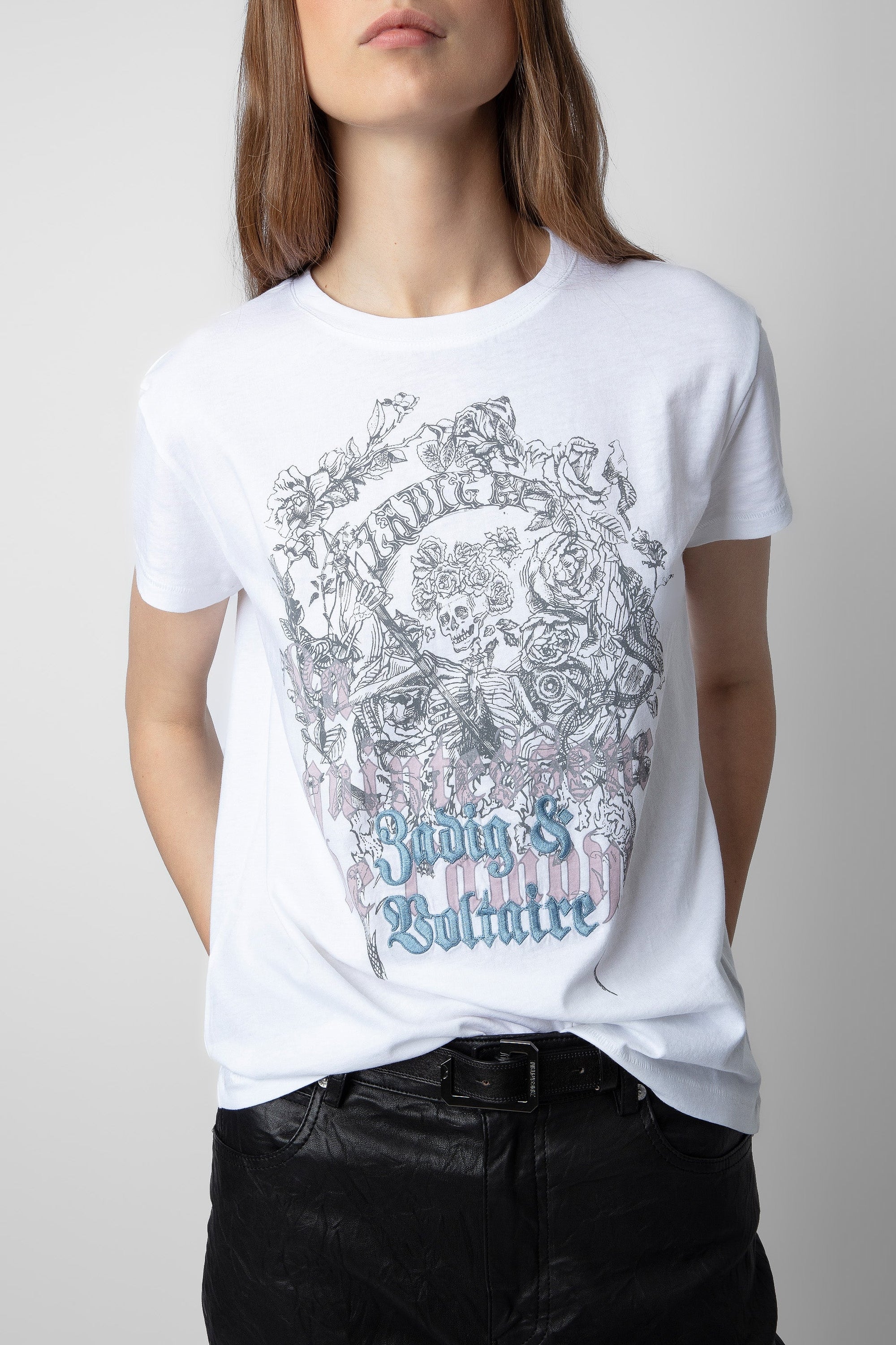 Walk Skull Reaper T-shirt - White